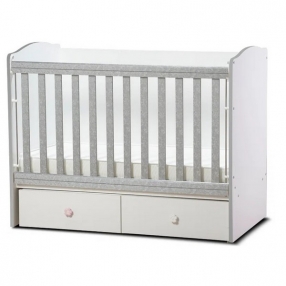 Dizain baby Тони - Дървена кошара с подвижна решетка